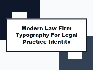 Bold Attorney Logo Fonts for Modern Law Firm Practice Identity